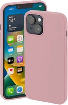 Hama Finest Feel Cover Hoesje geschikt voor Apple iPhone 14 Plus - TPU materiaal - Zijdezacht afwerking - Krasbestendig - Perfecte Pasvorm - Roze