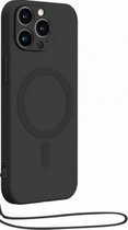 Bigben Connected, MagSafe-compatibel Geschikt voor Apple iPhone 14 Pro-siliconenhoesje, Zwart