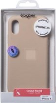 Bigben Connected, Hoesje Geschikt voor Apple iPhone X/XS Stijf, zacht aanvoelend siliconen, Roze