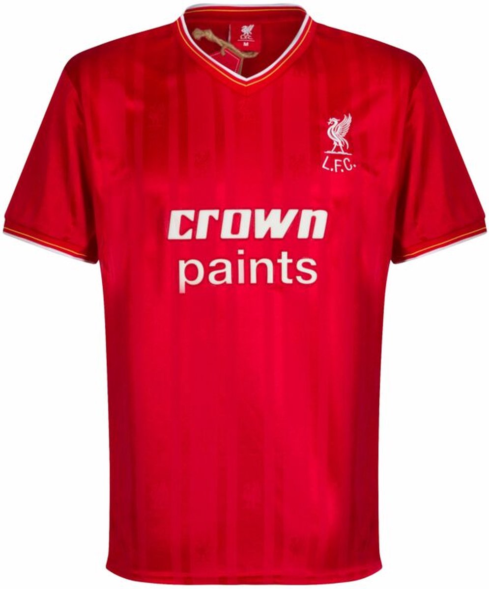 Liverpool FC retro home shirt 1986 maat large