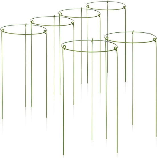 KADAX vaste plantenhouder rond 21 cm in een set van 10, plastic