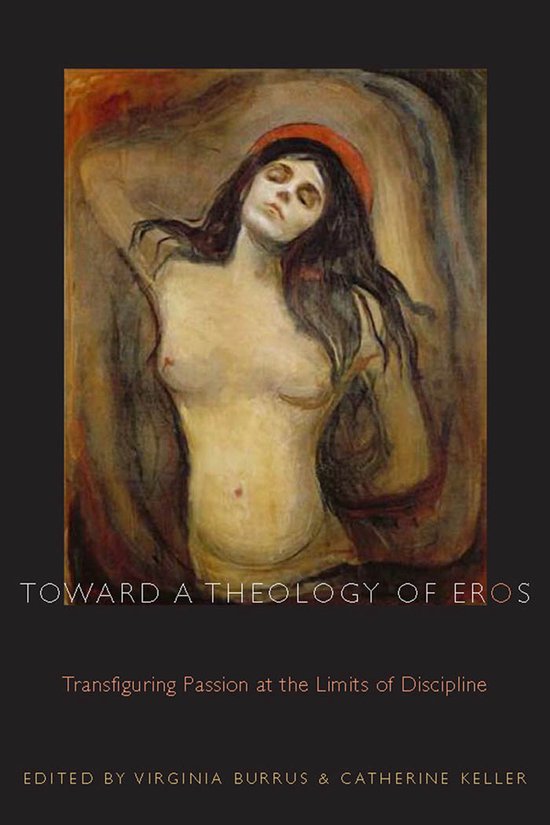 Boekomslag met een schilderij van een vrouw, met de titel 'TOWARD A THEOLOGY OF EROS'.