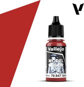 Vallejo 70947 Model Color Dark Vermilion - Acryl Verf flesje
