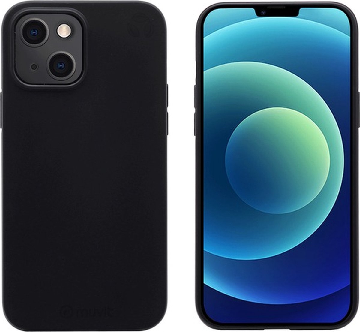 SoSeven, Hoesje Geschikt voor Apple iPhone 13 MAG CASE SILICONEN, Zwart