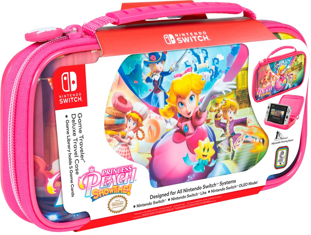 Game Traveler - Official Nintendo Switch Case - Princess Peach Showtime! - Game Traveler