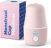CLEAN BUM Menstruatiecup Sterilisator - Menstruatiecups Reinigen - Stoomreiniger - Roze - Alle Maten Cups