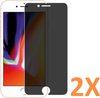 Screenprotector Glas - Privacy Tempered Glass Screen Protector Anti-Spy - 2x Geschikt voor: Apple iPhone 7 / 8 / SE 2020 / S2022