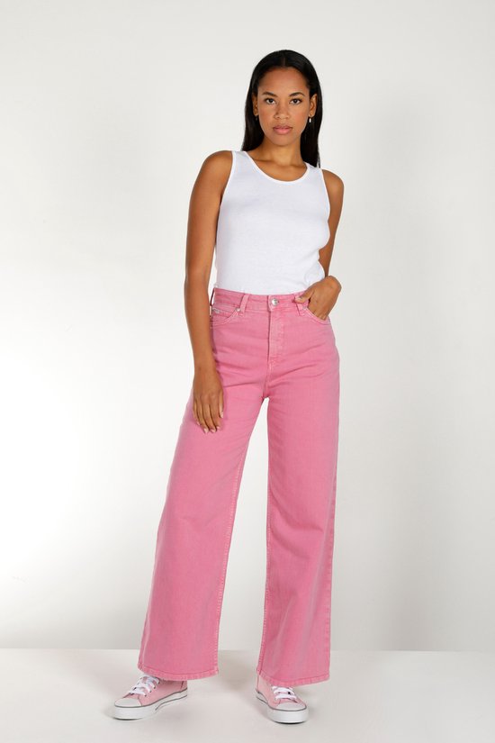 Lee Cooper GLAMOUR SUEZ pink - Wide Jeans - W28 X L32
