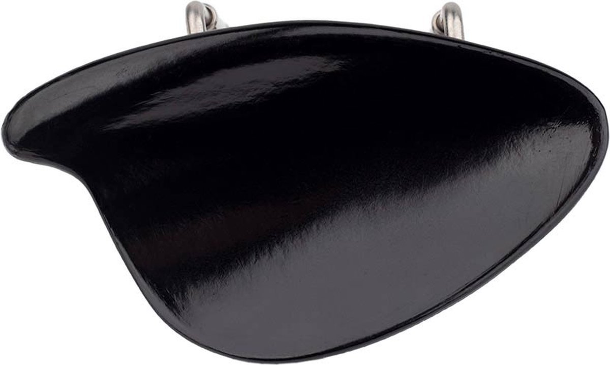 ELS CR-5012 chinrest bakelite Dresden model, 1/2, stainless steel clamps, antiallergical, made in Germany