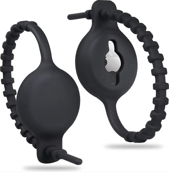 Belkin Veilige AirTag-houder Met Stalen Kabel – Stevig, Zwart, Ideaal Voor Bagage, Sleutels En Huisdieren