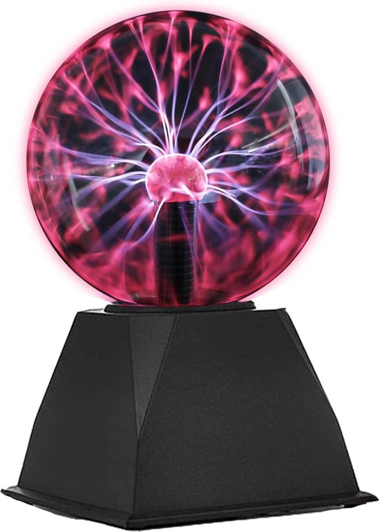 Plasma Ball Magic 4 Inch, aanraakgevoelige plasmalamp Plasmabollamp
