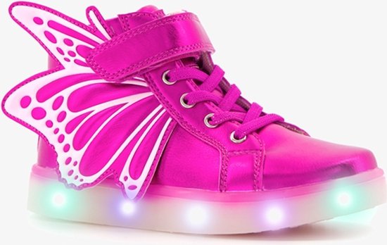 Blue Box meisjes sneakers met lichtjes roze - Maat 31 - Uitneembare zool