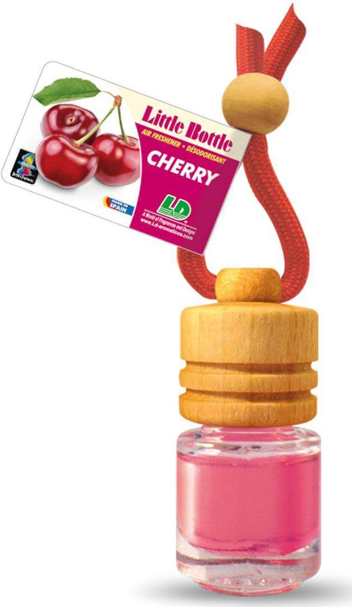 L&D little bottle - Cherry - air freshener - Autogeur - Auto luchtje - Auto Geurverfrisser - Autoparfum - Auto accessories