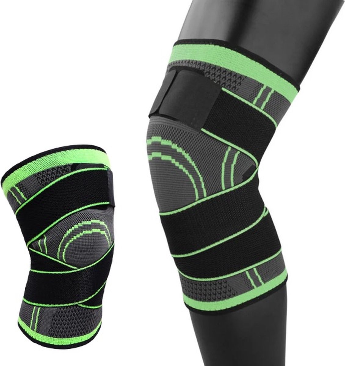 SVH Company Professionele Kniebrace 3D - Kniebandage Knie Ondersteuning - Maat XL