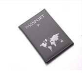 Cabantis Paspoort Hoesje - paspoorthouder - 14,2 cm x 9,8 cm - 1 x Donkergrijs