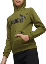 PUMA ESS Big Logo Hoodie FL B FALSE Trui - Olive Green