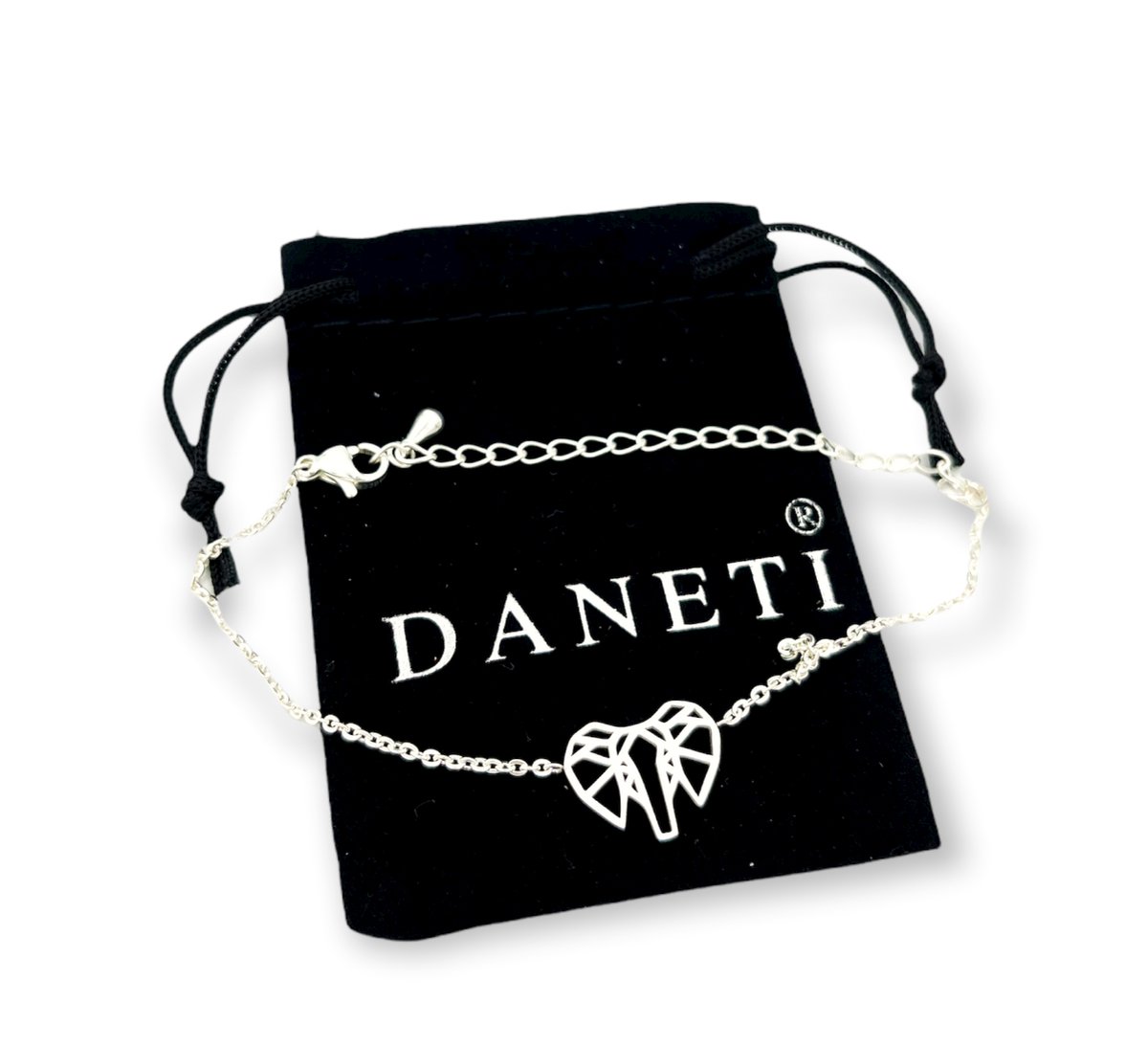 DANETI – Armband Olivia - 13 + 7 cm - Zilverkleurig