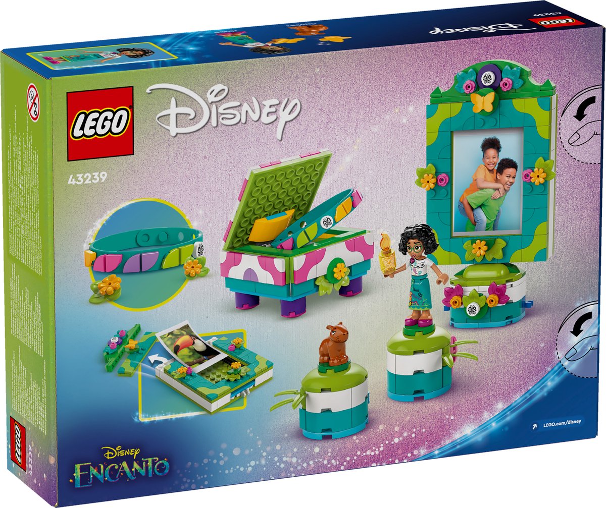 LEGO 43202 Disney La Maison Madrigal, Jouet, avec Figurines du Film Encanto  et Mini-Poupées, Idée de Cadeau Garçons et Filles 6 Ans