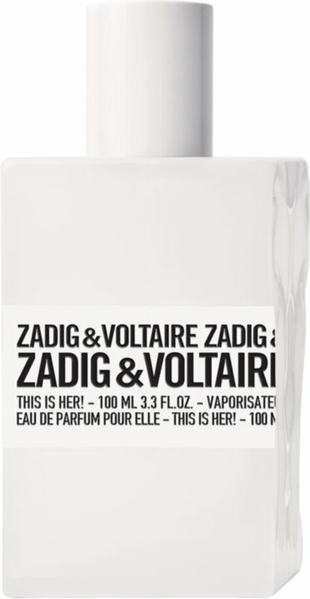 Zadig & Voltaire This Is Her! 100 ml Eau de Parfum - Damesparfum - Zadig & Voltaire
