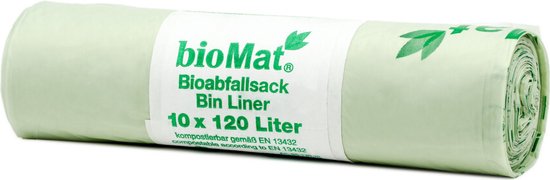 120/140 Lt. BIOMAT® composteerbare Afvalzakken (10 stuks)