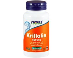 NOW Foods NOW Foods Krillolie 500 mg - Rijk aan Omega-3 Vetzuren - 60 Softgels - 60 stuks