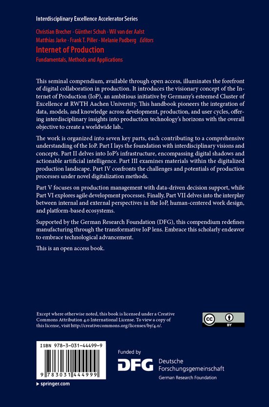 Interdisciplinary Excellence Accelerator Series- Internet of ... - cover