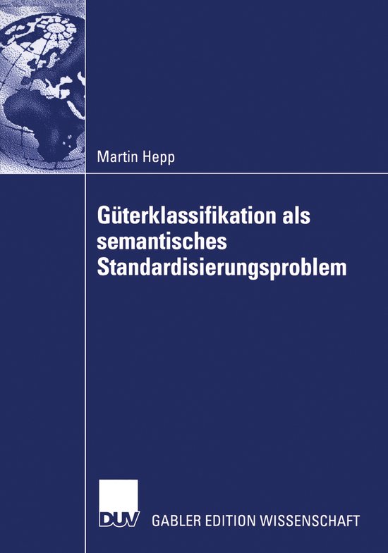 Güterklassifikation als semantisches Standardisierungsprobl ... - cover