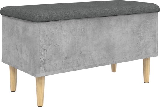 VidaXL Opbergbankje 102x42x45 cm bewerkt hout wit - ✓ Kantoormeubelen Plus