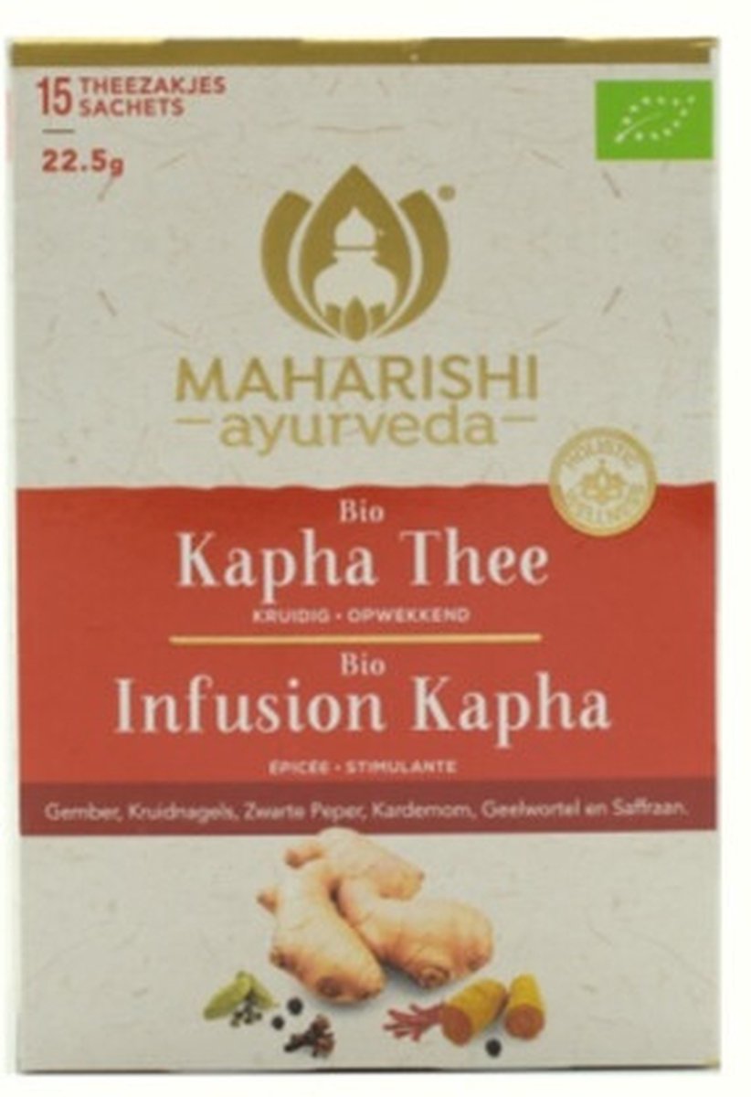 Maharishi Ayurveda Biologische Theezakjes Kapha 15 stuks