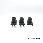 3-Pack Fanatec QR2 Wheel Mount for Sim Rig - Black