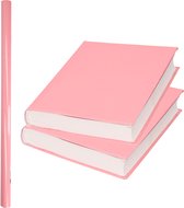 1x Rouleaux de papier cadeau / papier de couverture 200 x 70 cm - rose pastel - papier de couverture pour livres scolaires / couvertures de livres