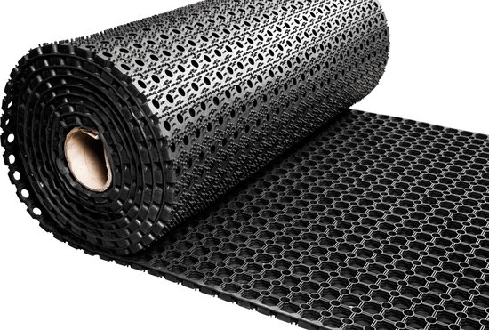 Rubber Ringmat 100 cm Breed - Per Strekkende Meter - Deurmat voor binnen en Buiten