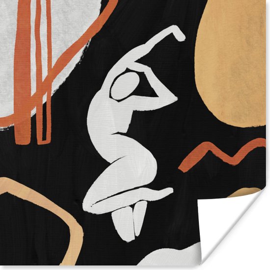 Affiche Femme - Figure - Abstrait - 75x75 cm