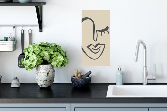 Affiche Femme - Visage - Art - 20x40 cm