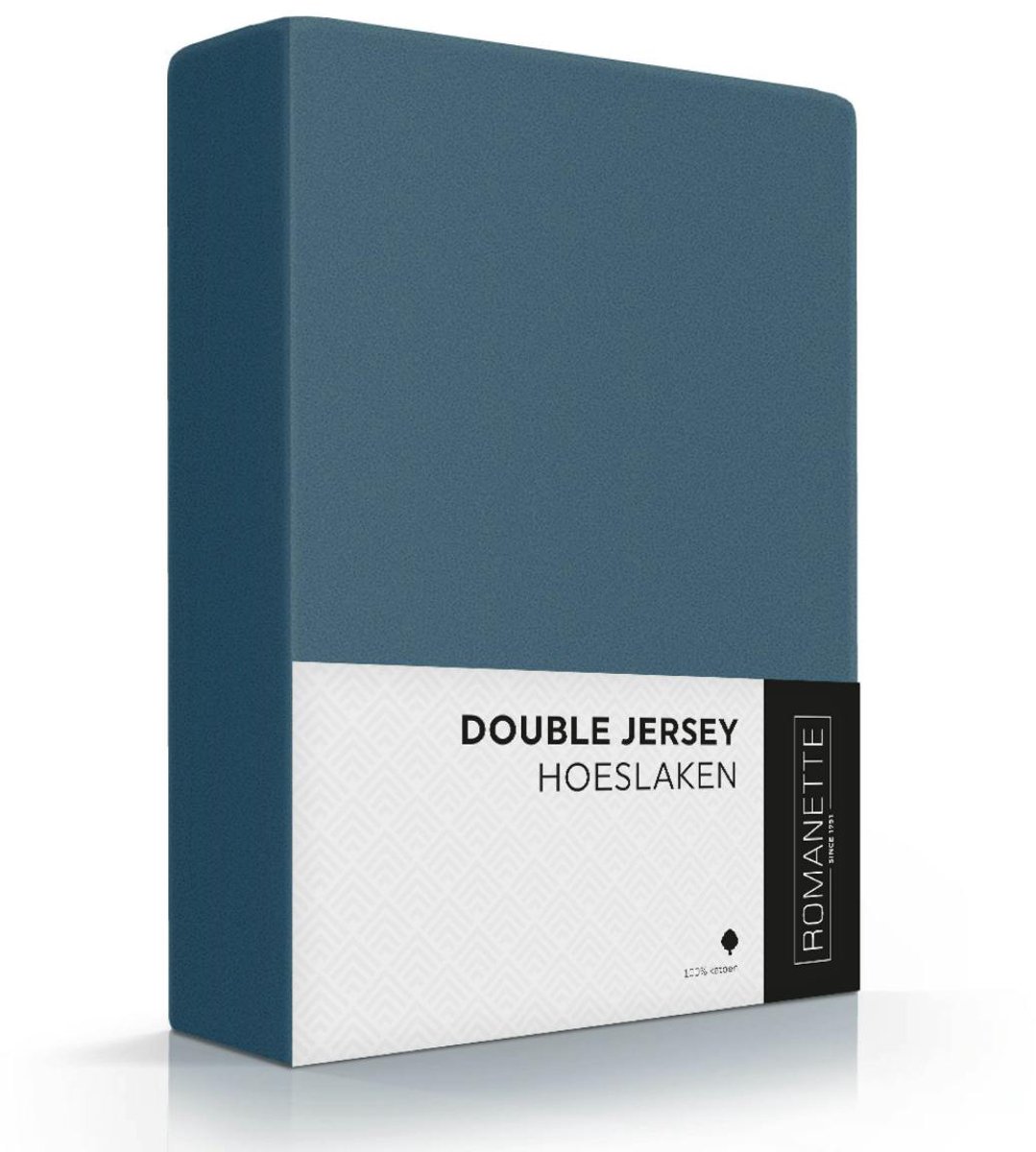 Romanette Double jersey Teal 100% katoen 2-persoons 140/150/160x200/210/220