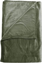 ZoHome Cara Plaid - Fleece - 140x200 cm - Olive Green