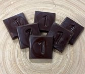 Chocolade cijfer / getal 1 | Verjaardag | Jubileum | Chocola cadeau | Smaak Puur