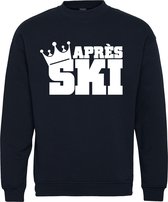 Sweater Apres Ski Kroontje | Apres Ski Verkleedkleren | Fout Skipak | Apres Ski Outfit | Navy | maat XL