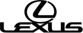 Lexus - Logo - Metal Art - Rouge - 80 x 80 cm - Décoration de voiture - Décoration murale - Man Cave - Cadeau pour homme - Système de suspension inclus
