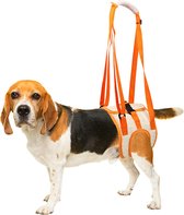 hondensteuntuig voor de achterpoten - hondenheftuig, draagriem Help honden met zwakke achterpoten, draaghulp hondentrappen, voor gewonde gehandicapte kleine en middelgrote honden