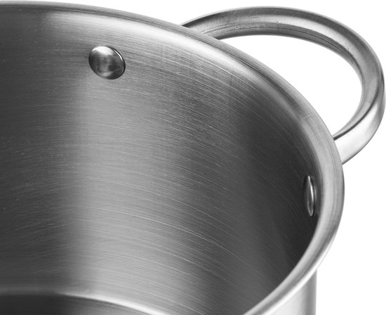 Fissler copenhagen / Roestvrijstalen-Kookset, 5-delige kookset, kookpannen met glazen deksel, inductie, voor alle warmtebronnen (3 kookpannen, 1 lage kookpan en 1 steelpan zd Fissler copenhagen / Roestvrijstalen-Kookset, 5-delige kookset, kookpannen met glazen deksel, inductie, voor alle warmtebronnen (3 kookpannen, 1 lage kookpan en 1 steelpan zd