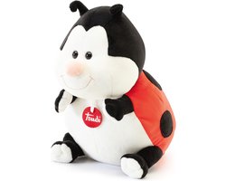 Trudi Classic Knuffel Lieveheersbeestje 25 cm - Hoge kwaliteit pluche knuffel - Knuffeldier voor jongens en meisjes - Rood Zwart - 17x25x22 cm maat M