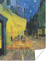 Poster Caféterras bij nacht - Vincent van Gogh - 60x80 cm