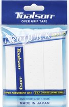 Toalson Neo Quick Overgrip Wit - Tennis Padel - 3 Stuks