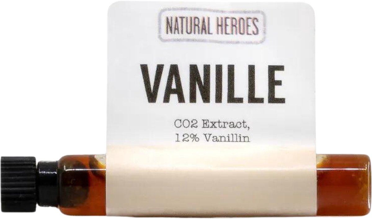 Natural Heroes - Vanille CO2 Extract (12% Vanillin) (Food Grade) 1 ml