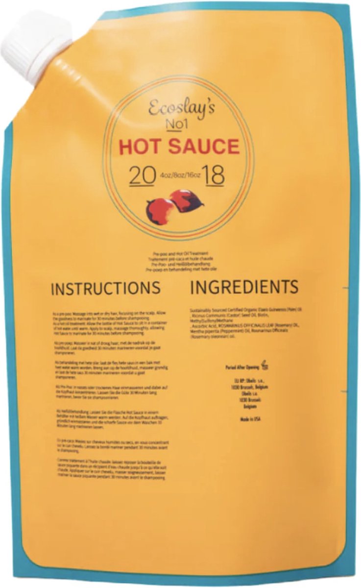 Ecoslay Hot Sauce Pouch -236ml