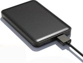 Recdisk Slim draagbare externe harde schijf 2TB, SSD 2.5", zwart