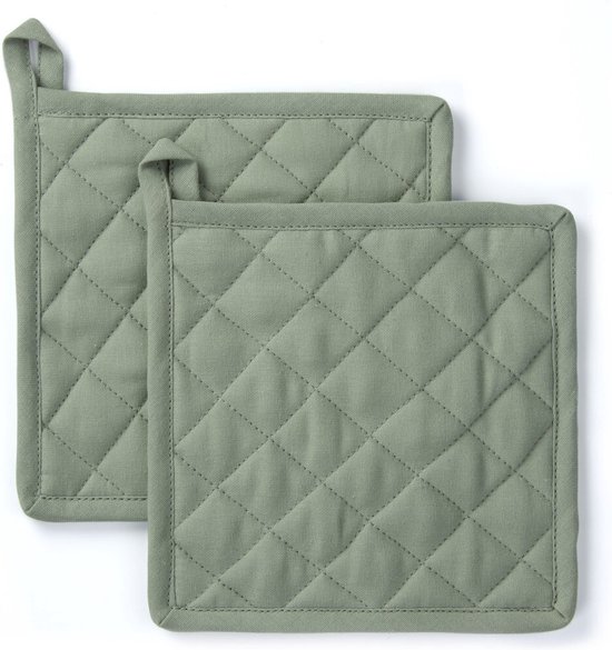 Byrklund Manique Stay Cold - 2x 20x20 - 100% Katoen - Jade