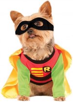 Robin - Kostuum voor huisdieren - Small - Shirt met afneembare cape en oogmasker - chihuahua & Yorkshire terrier - Rubie's