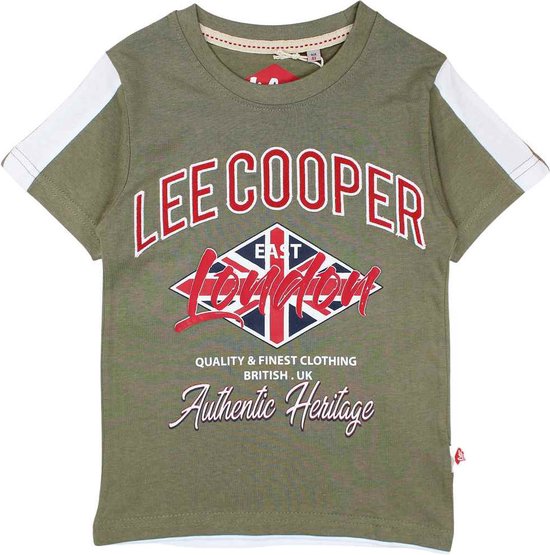 Lee Cooper Shirtje Lee Cooper groen Kids & Kind Jongens - Maat: 158/164
